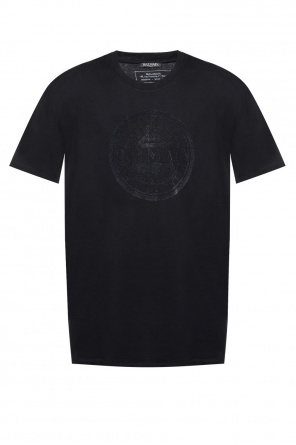 T-shirt with a velvet logo, zdjęcie 1 T-shirt with a velvet logo od Balmain